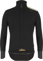 Santini Fietsjack Lange mouwen Zwart Heren - Official Uci Rainbow Vega Xtreme Jacket Black - 2XL