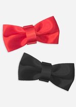 MAGIC Bodyfashion Pretty Back Bow (2-pack) - Black/Red - Maat S/M