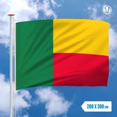 Vlag Benin 200x300cm - Glanspoly