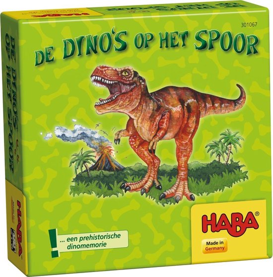 Gezelschapsspel: Haba Spel Spelletje vanaf 5 jaar Dino's op het spoor, uitgegeven door Haba