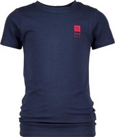 Vingino T-shirt Crew Jongens Katoen Donkerblauw Maat 128