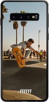 Samsung Galaxy S10 Hoesje TPU Case - Let's Skate #ffffff