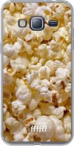 Samsung Galaxy J3 (2016) Hoesje Transparant TPU Case - Popcorn #ffffff