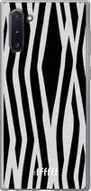 Samsung Galaxy Note 10 Hoesje Transparant TPU Case - Zebra Print #ffffff