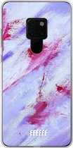 Huawei Mate 20 Hoesje Transparant TPU Case - Abstract Pinks #ffffff