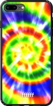 iPhone 8 Plus Hoesje TPU Case - Hippie Tie Dye #ffffff