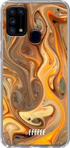 Samsung Galaxy M31 Hoesje Transparant TPU Case - Brownie Caramel #ffffff