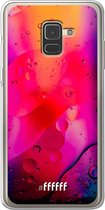 Samsung Galaxy A8 (2018) Hoesje Transparant TPU Case - Colour Bokeh #ffffff