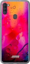 Samsung Galaxy A11 Hoesje Transparant TPU Case - Colour Bokeh #ffffff