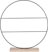 Decoratie cirkel op voet met verdeling - 55 x 9 cm