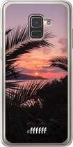 Samsung Galaxy A8 (2018) Hoesje Transparant TPU Case - Pretty Sunset #ffffff