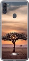 Samsung Galaxy A11 Hoesje Transparant TPU Case - Tanzania #ffffff