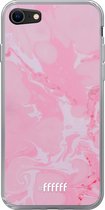 6F hoesje - geschikt voor iPhone 8 - Transparant TPU Case - Pink Sync #ffffff