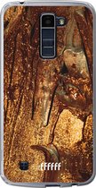 6F hoesje - geschikt voor LG K10 (2016) -  Transparant TPU Case - Lets go Gold #ffffff