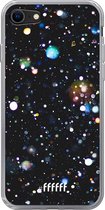 6F hoesje - geschikt voor iPhone 8 - Transparant TPU Case - Galactic Bokeh #ffffff