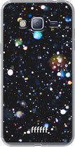 Samsung Galaxy J3 (2016) Hoesje Transparant TPU Case - Galactic Bokeh #ffffff