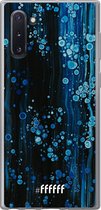 Samsung Galaxy Note 10 Hoesje Transparant TPU Case - Bubbling Blues #ffffff