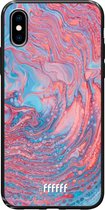 iPhone Xs Hoesje TPU Case - Corundum Pool #ffffff