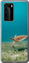 Huawei P40 Pro Hoesje Transparant TPU Case - Turtle #ffffff