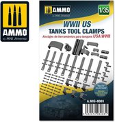 WWII US tanks tool clamps - Ammo by Mig Jimenez - A.MIG-8083