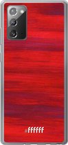 Samsung Galaxy Note 20 Hoesje Transparant TPU Case - Scarlet Canvas #ffffff