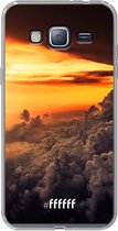Samsung Galaxy J3 (2016) Hoesje Transparant TPU Case - Sea of Clouds #ffffff