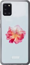 Samsung Galaxy A31 Hoesje Transparant TPU Case - Rouge Floweret #ffffff