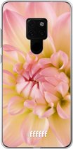 Huawei Mate 20 Hoesje Transparant TPU Case - Pink Petals #ffffff