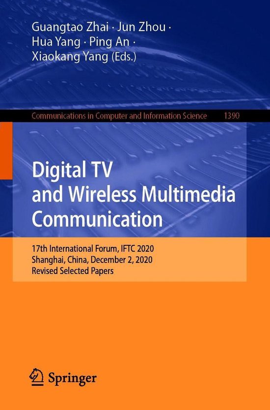 Springer Nature Proceedings Computer Science - Digital TV an ... - cover