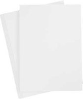 Karton - wit - A4 - 21x29,7cm - 220 gr - 10 vellen