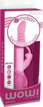 G-Motion - Pink - Silicone Vibrators - Rabbit Vibrators - Classic Vibrators