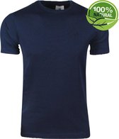 MZ72 - Heren T-Shirt - 100% biologisch katoen - Teegood - Navy