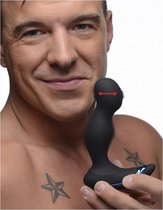 6X P-POUNCE Double Tapping Prostate Stim - Black - Prostate Vibrators