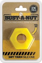 Bust a Nut Cock Ring - Yellow - Cock Rings