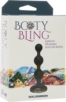 Booty Bling - Wearable Silicone Beads - Silver - Butt Plugs & Anal Dildos