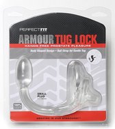 Armour Tug Lock - Small Plug - Transparent - Cock Rings