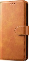 iPhone 12 Bookcase Hoesje - Leer - Book Case - Wallet - Flip Cover - Apple iPhone 12 - Lichtbruin