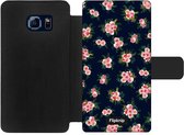 Wallet case - geschikt voor Samsung Galaxy S6 Edge - Floral N°1