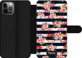 Wallet case - geschikt voor iPhone 12 Pro - Floral N°8