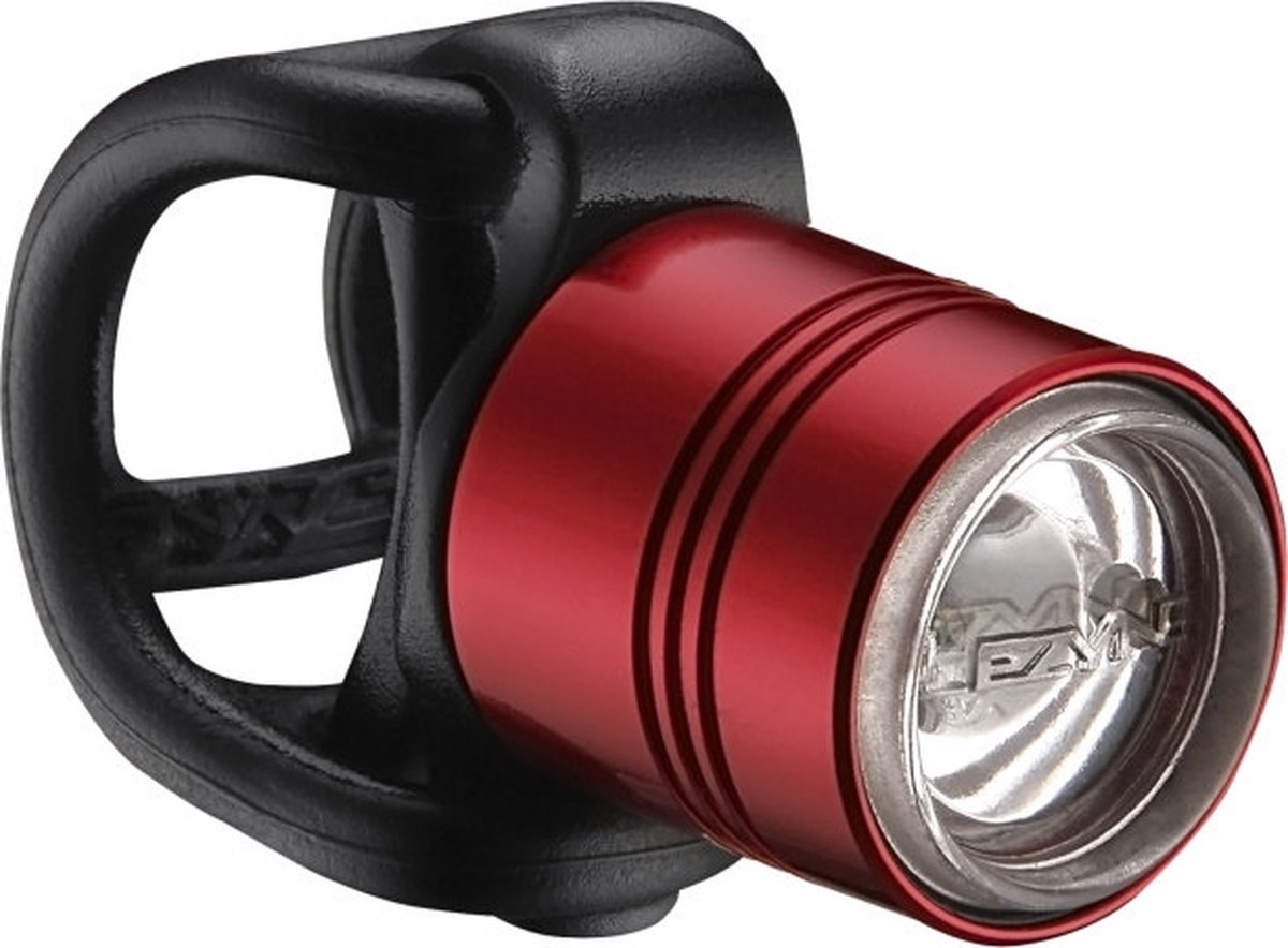 Lezyne Femto Drive Front Koplamp – Fietslamp – Fiets koplamp – Fiets verlichting – Veiligheidslampje – 4 standen – 15 lumen - Rood