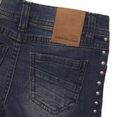 DJ Dutchjeans meisjes korte jeans met stuts Blue