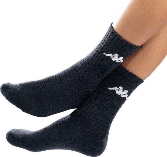 6x Kappa sokken zwart Heren maat 43-46 | bol.com
