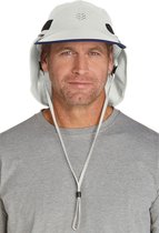 Coolibar - Universele UV Hengelsportpet voor heren - Calec - Steen/Navy - maat XXL (62CM)