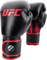 UFC - Contender Muay Thai Style (kick)bokshandschoenen (16 oz - Zwart/Rood)