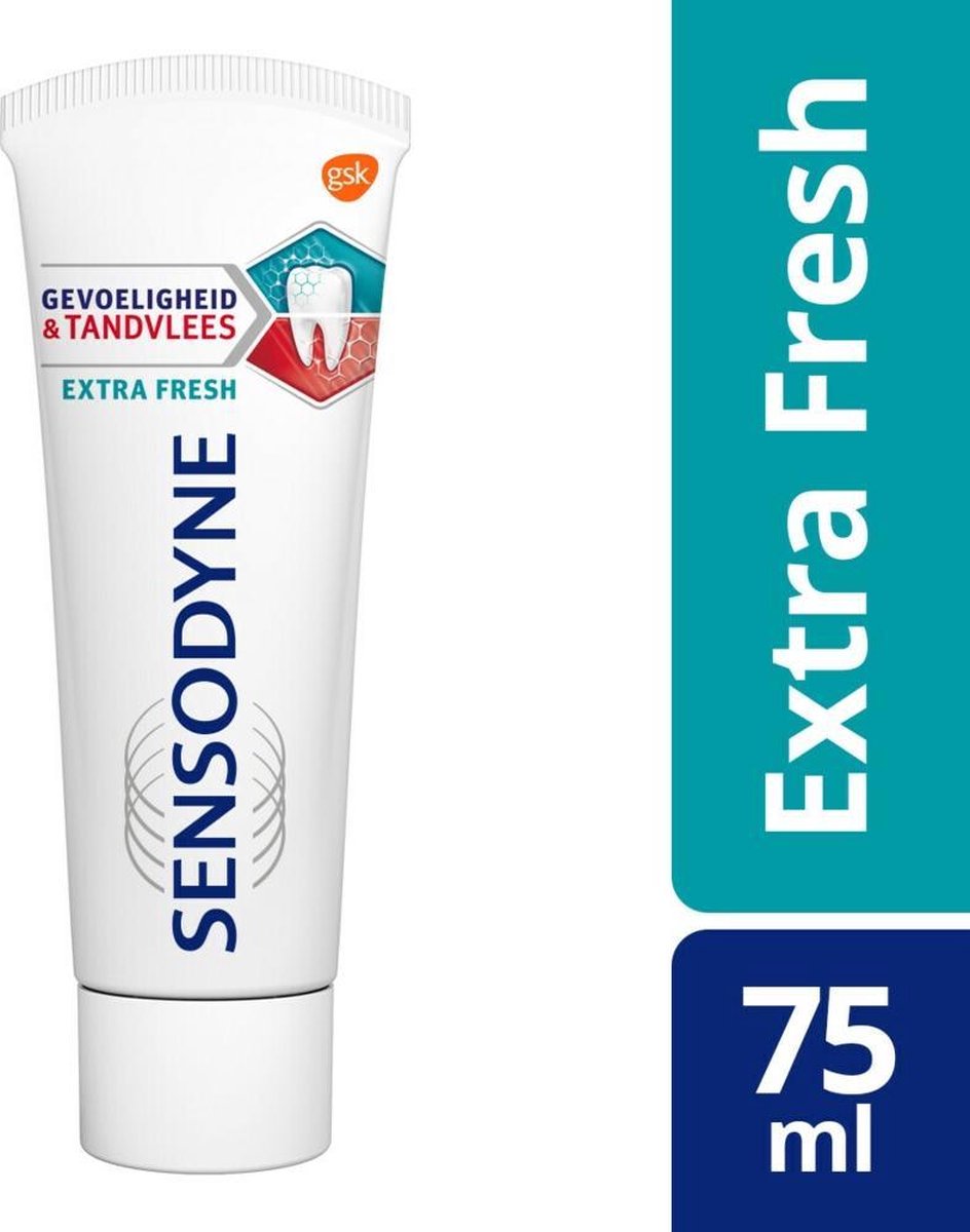 Sensodyne Tandpasta Gevoeligheid And Tandvlees Extra Fresh 75ml 