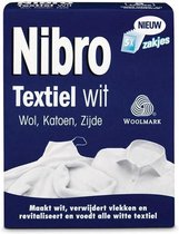 Nibro Textiel Wit - Wasmiddel - 5 stuks