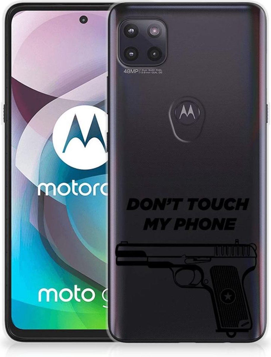 Motorola Moto G 5G Silicone-hoesje Pistol DTMP