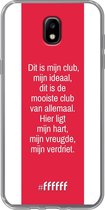 Samsung Galaxy J5 (2017) Hoesje Transparant TPU Case - AFC Ajax Dit Is Mijn Club #ffffff