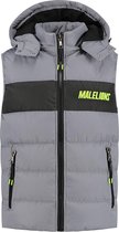 Malelions Sport Nium Bodywarmer - Grey/Lime - XS