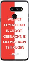 LG G8 ThinQ Hoesje Transparant TPU Case - Feyenoord - Grootgebracht